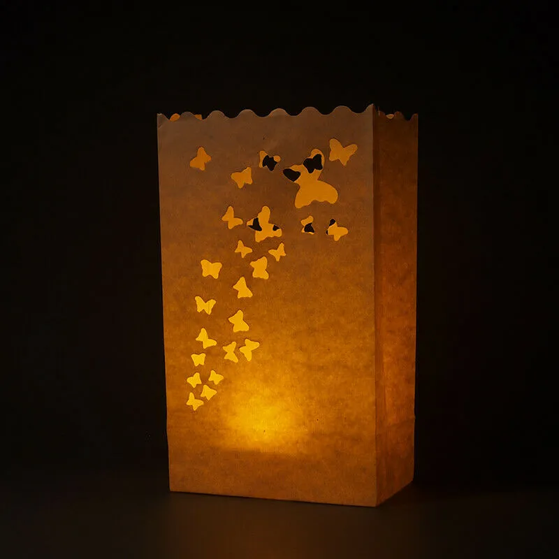 40 X Lantern Bags Tealight Candle Wedding Party Decoration Bag Christmas Love