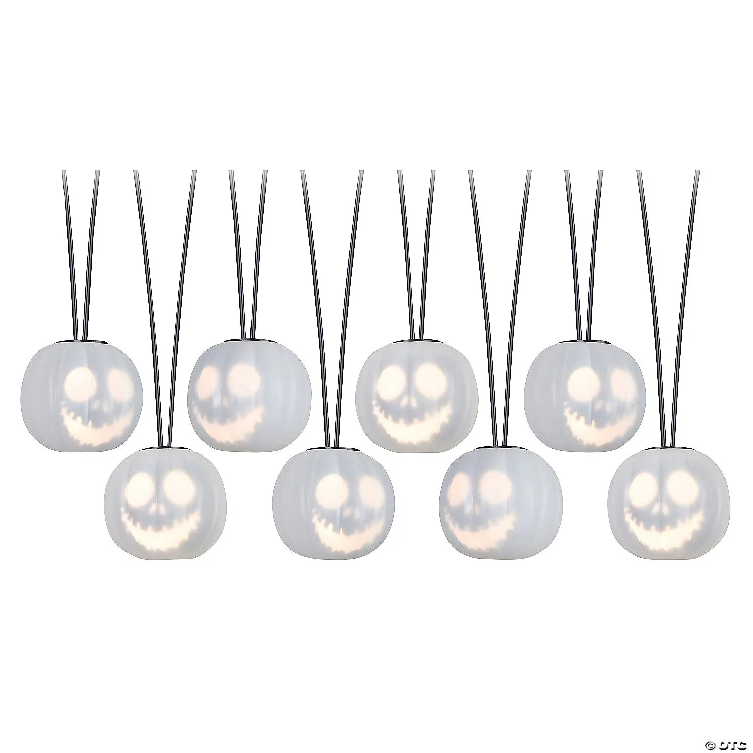 98" Jack Skellington EmoteGlow White Light String Musical Decoration