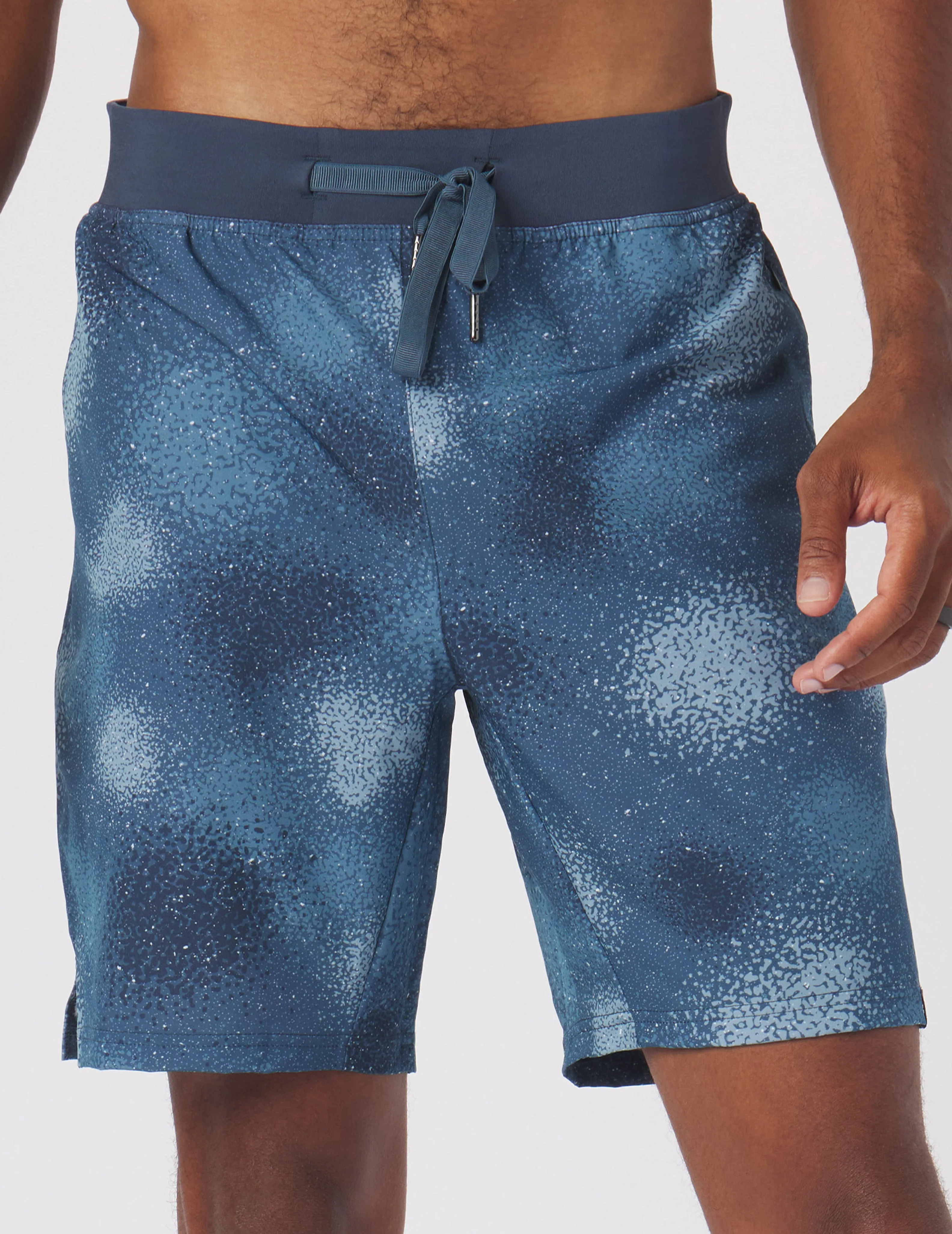 Acadia Short 7.5": Steel Blue Rusto Print