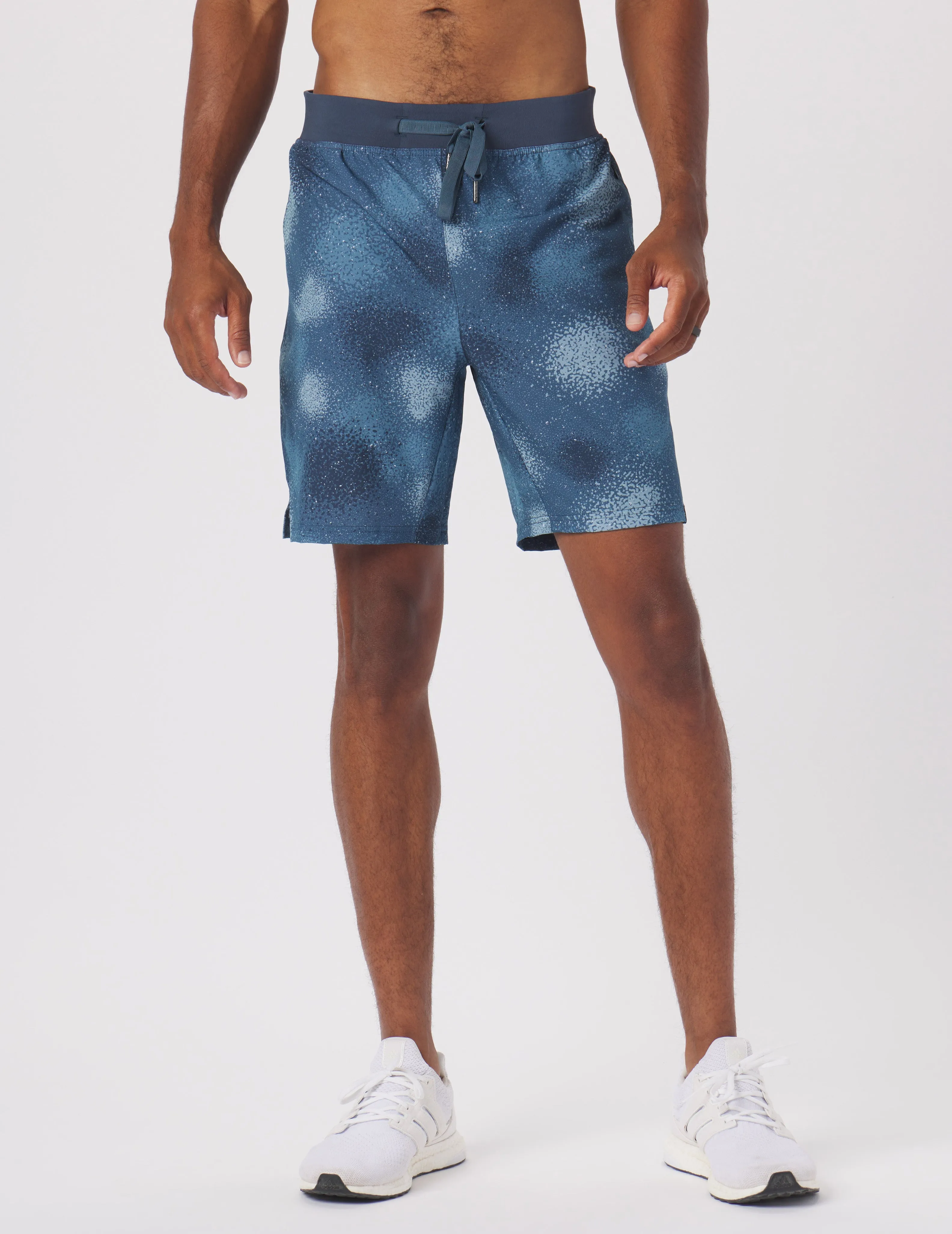 Acadia Short 7.5": Steel Blue Rusto Print