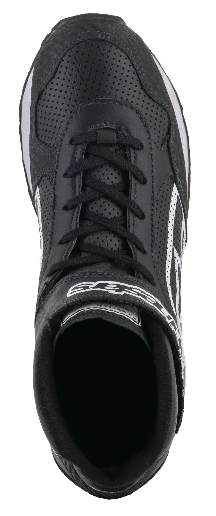 ALPINESTARS 2719021_12_10,5 Mechanic's shoes RADAR, FIA 8856-2018, black/white, Size 43,5