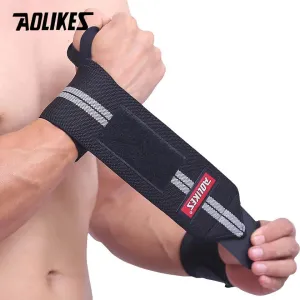 AOLIKES 1 Pair Wristband  Lifting Straps