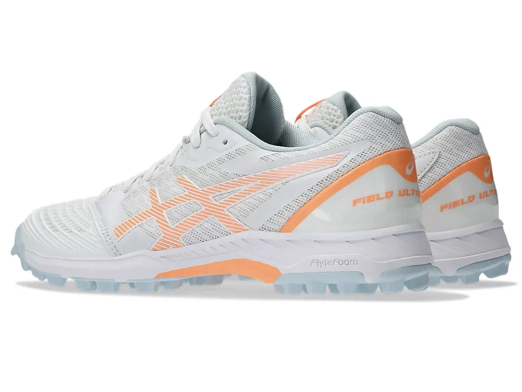 ASICS Field Ultimate FF 2 (White/Bright Sunstone) Womens