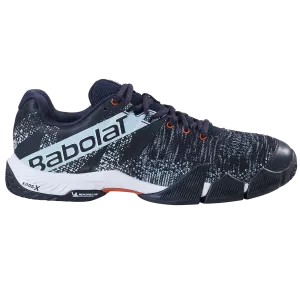 Babolat Men's Movea Padel Shoe Black Light Blue