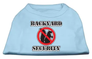 Backyard Security Screen Print Shirts Baby Blue S (10)