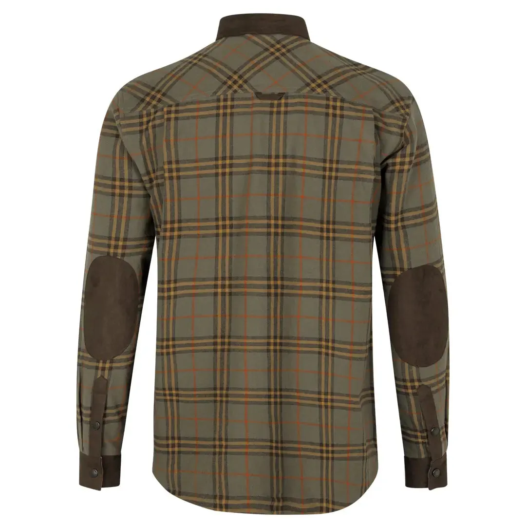 Banff Shirt - Grape Leaf/Terracotta Check by Seeland