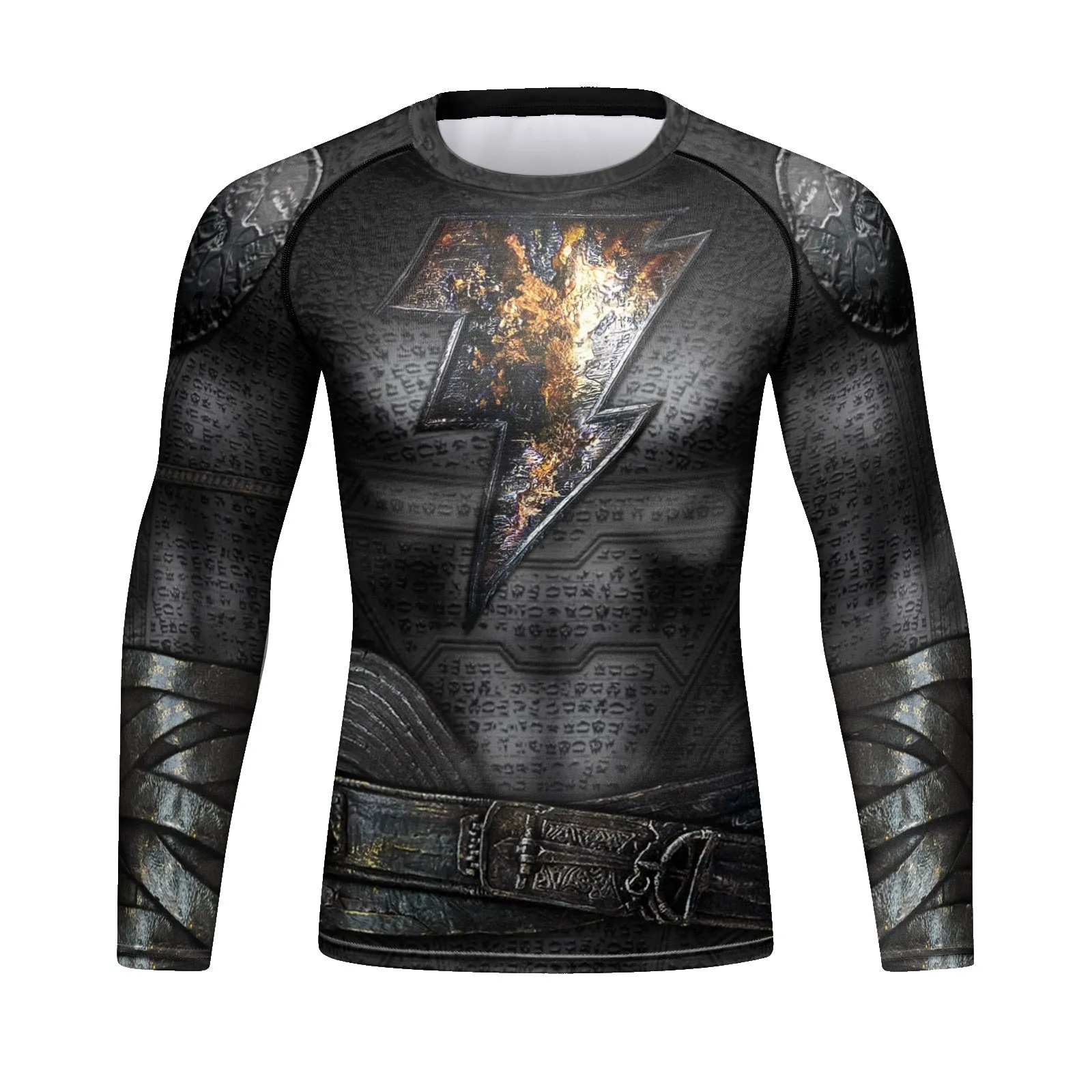 Black Adam Elite Three Piece Compression Rashguard Set