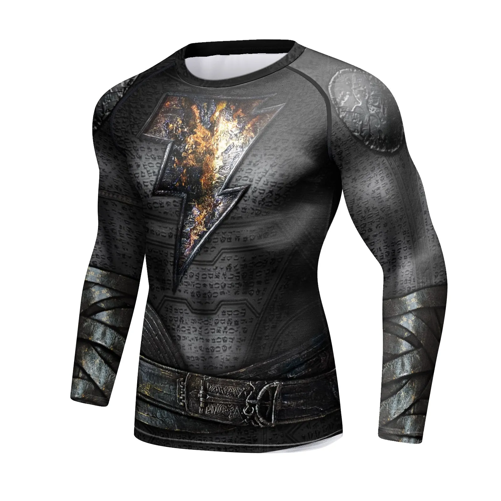 Black Adam Elite Three Piece Compression Rashguard Set