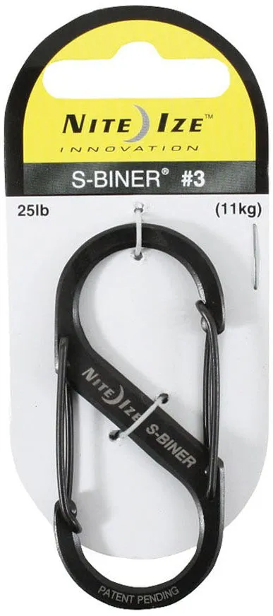 Black - Nite-Ize S-Biner #4 75LB