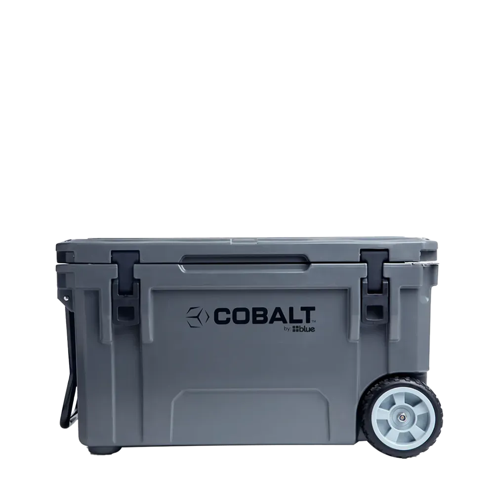 Blue Coolers 5 Day 55qt Cobalt Cooler with Wheels