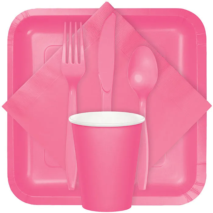 Bulk Candy Pink Plastic Spoons (288 per Case)