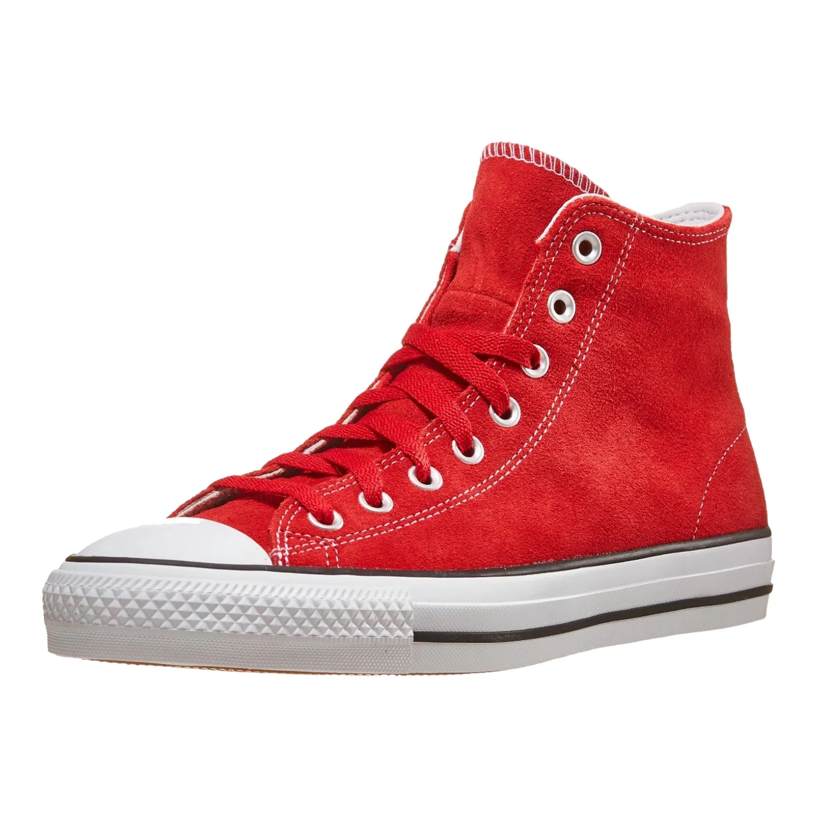 Converse CTAS Pro Hi Shoes
Red/White/Black Suede