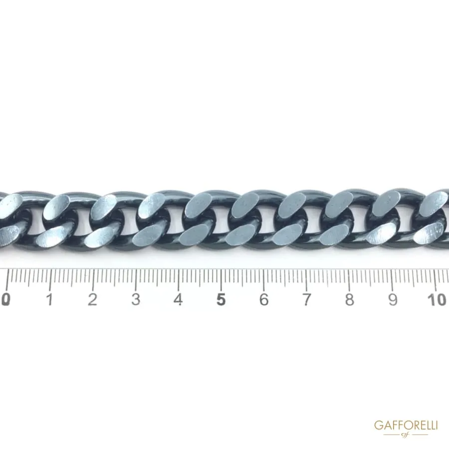 Diamonded Groumette Aluminium Chain - 2284 Gafforelli Srl