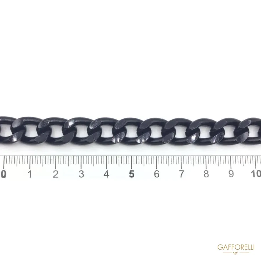 Diamonded Groumette Aluminium Chain - 2284 Gafforelli Srl