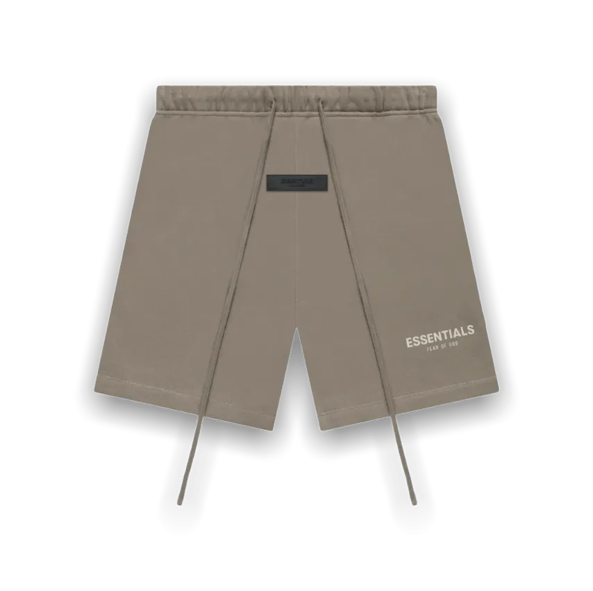 Essentials Fear of God Drawstring Fleece Shorts - Desert Taupe