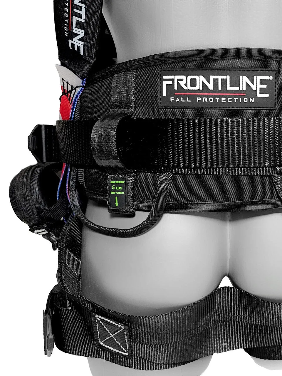 Frontline 110CTB-AM American Style Full Body Harness with Aluminum Hardware and Suspension Trauma Straps M/L