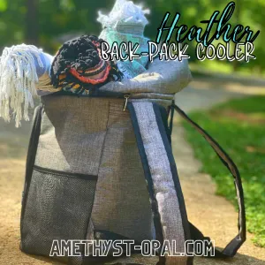 Heather Gray Back-Pack Cooler Water Tight