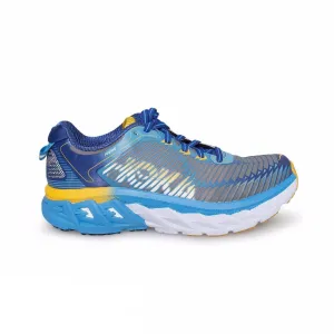 Hoka Arahi Dresden Blue /  Gold Fusion Running Shoes