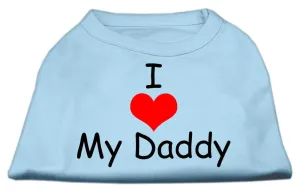 I Love My Daddy Screen Print Shirts Baby Blue XXXL (20)