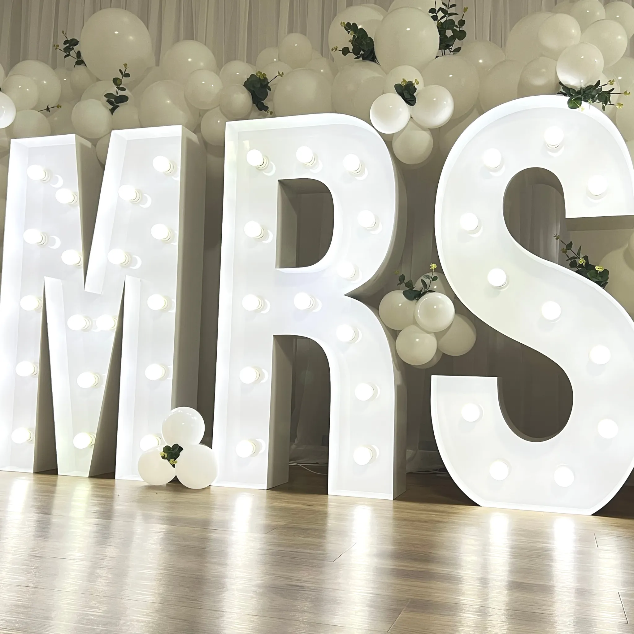 Large 4ft Tall LED Marquee Letter - M