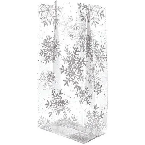 Let it Snow Printed Poly Bag - 4 x 2.50 x 9.50