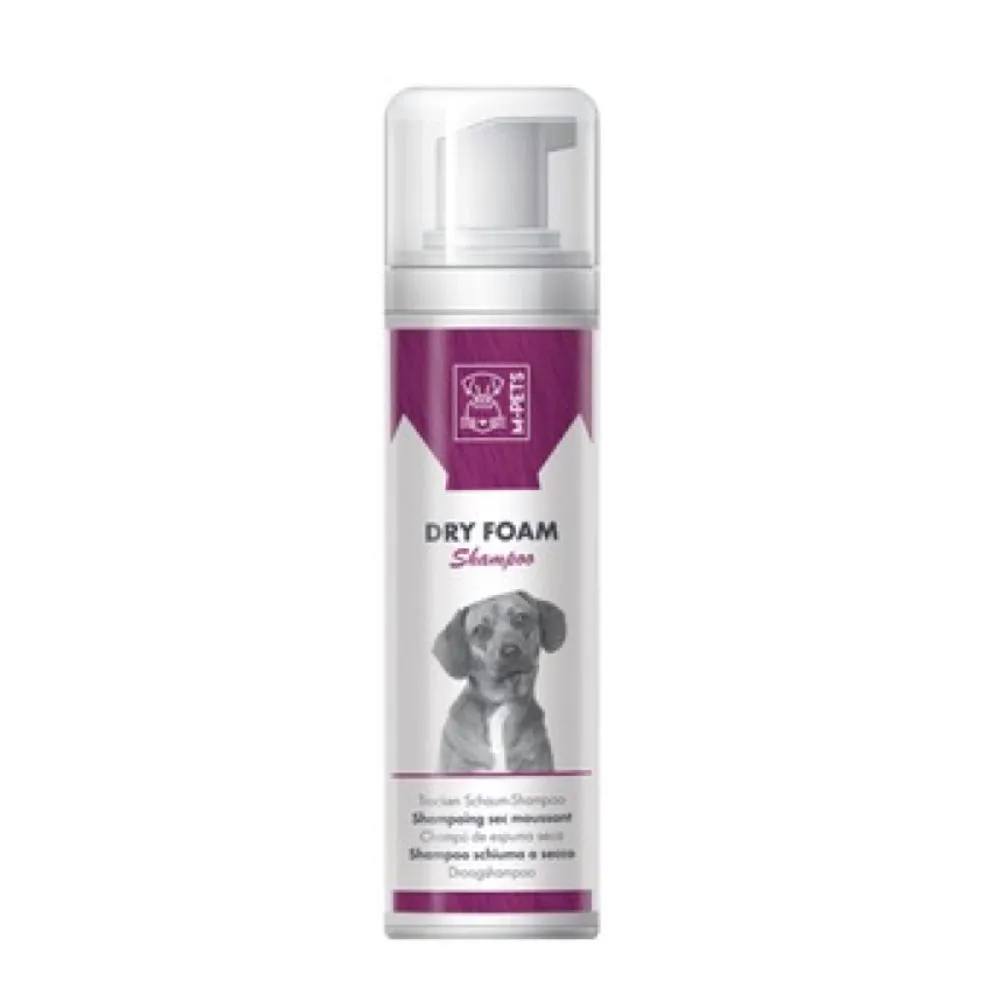 M-Pets Dry Foam Dog Shampoo 230ml