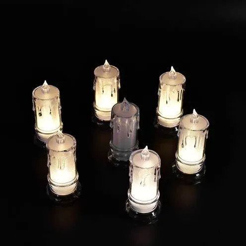 Mabron Battery Operated LED Candle Tealight Diya, Decorative Lights for Home, Wall, Lighting Decoration