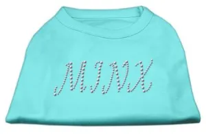 Minx Rhinestone Shirts Aqua S (10)