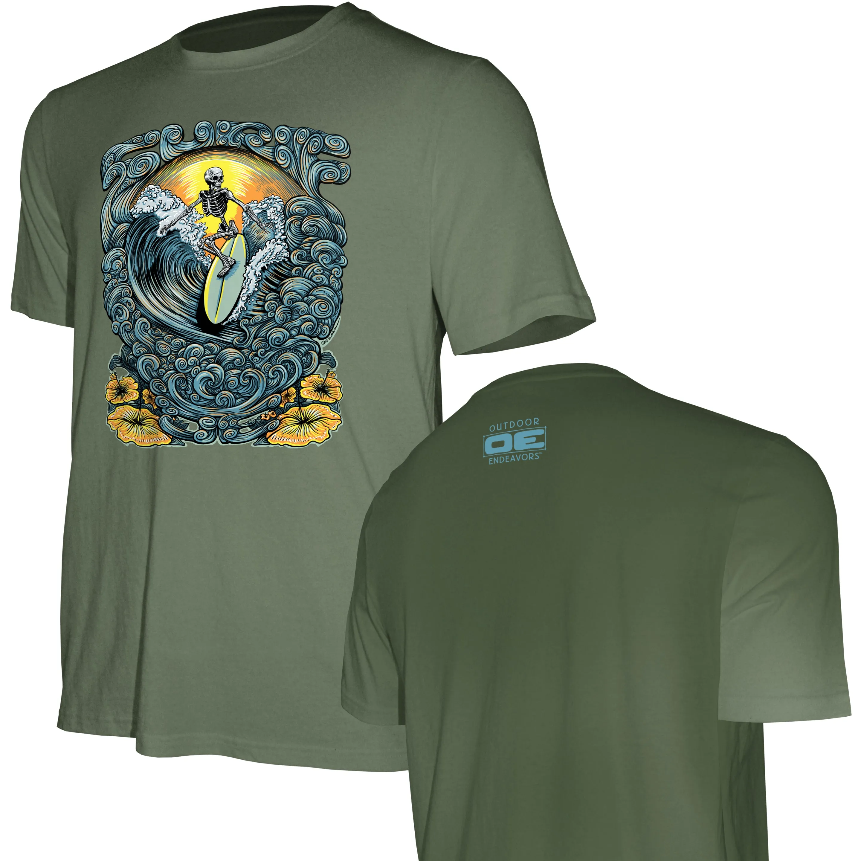 Outdoor Endeavors Out There- Graphic Tee - SURF FRONT