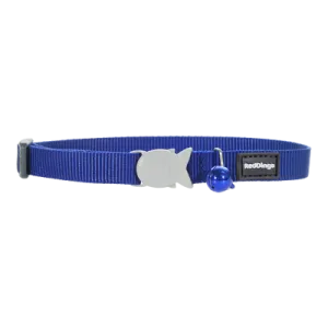 Red Dingo Cat Collar Classic Blue