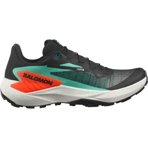 Salomon Genesis Trail Running Shoe (Men's) Black Electric Green