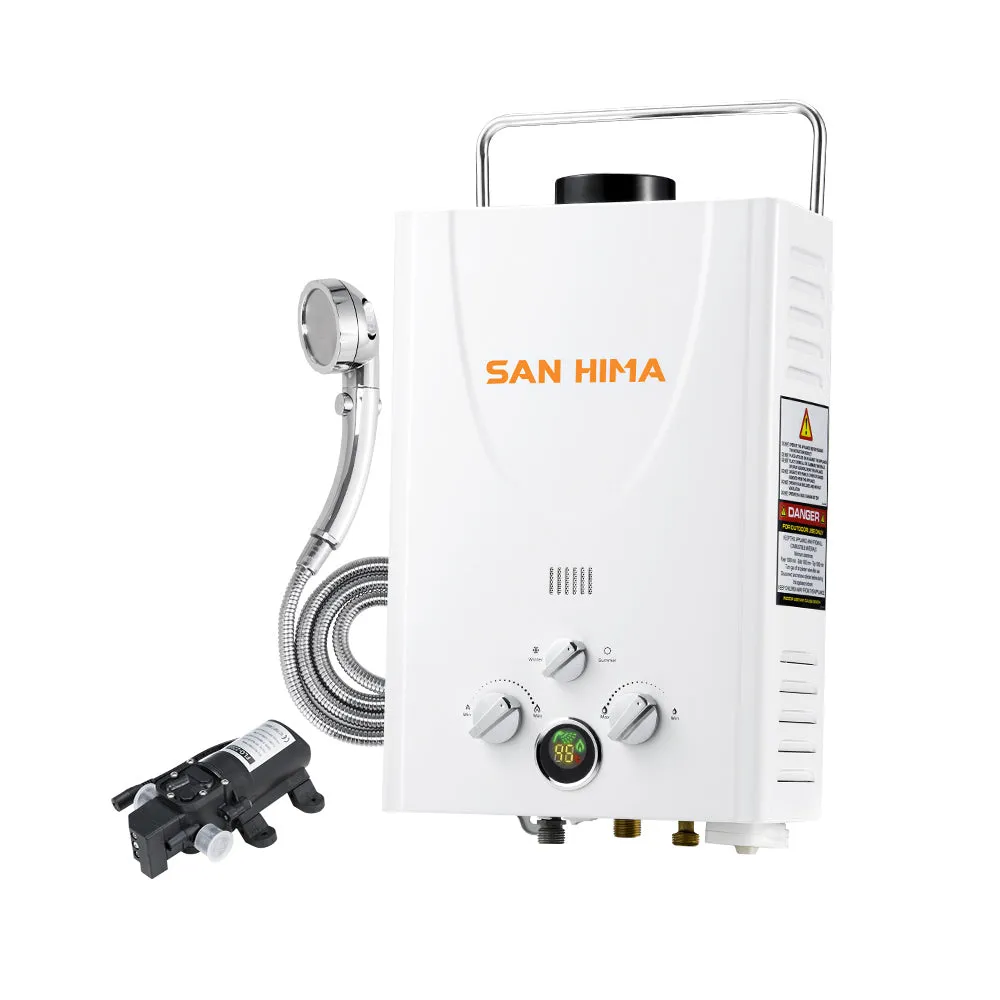 San Hima Portable Gas Hot Water Heater System 8L