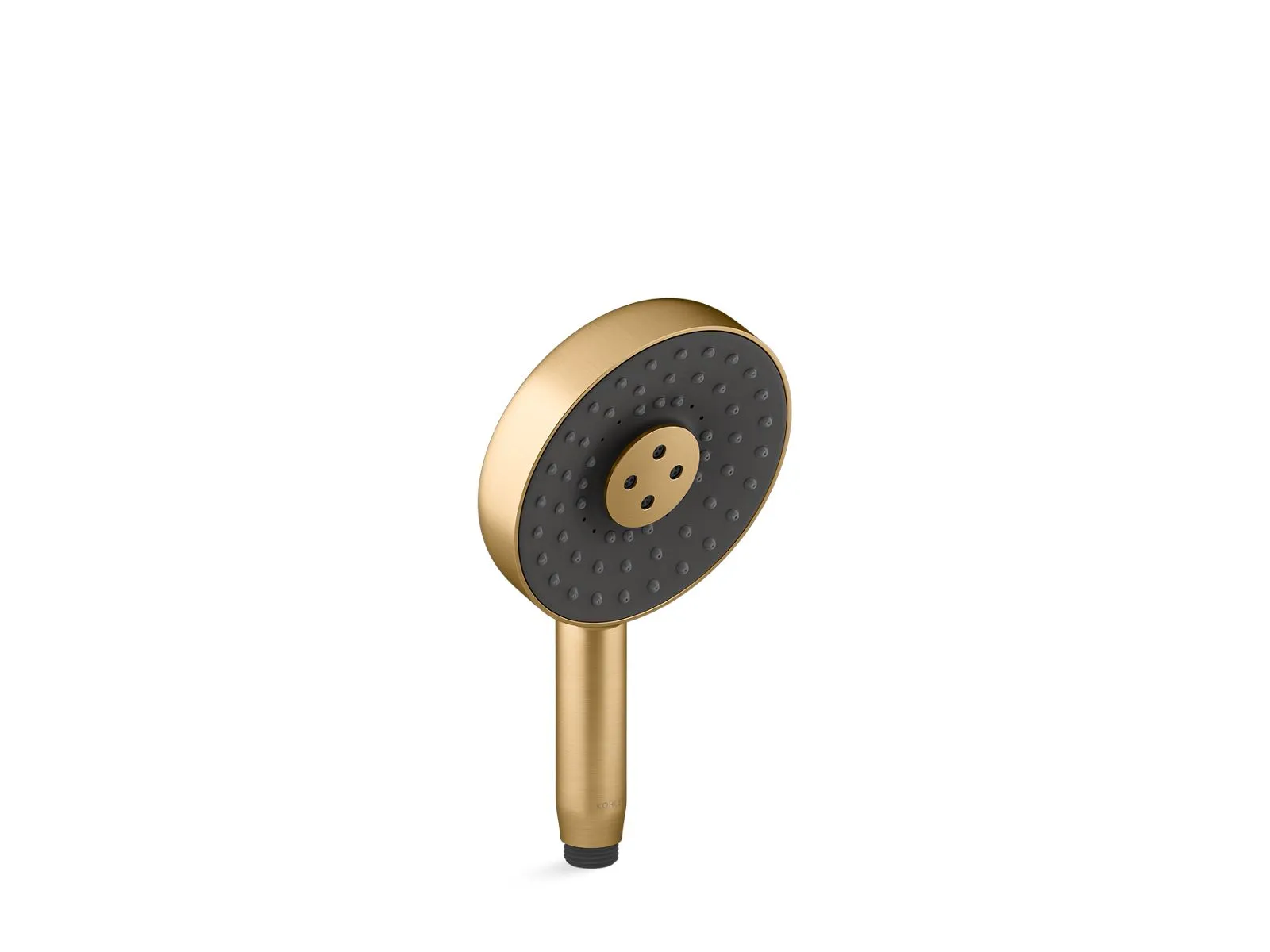 Statement Multifunction Hand Shower in Vibrant Brushed Moderne Brass