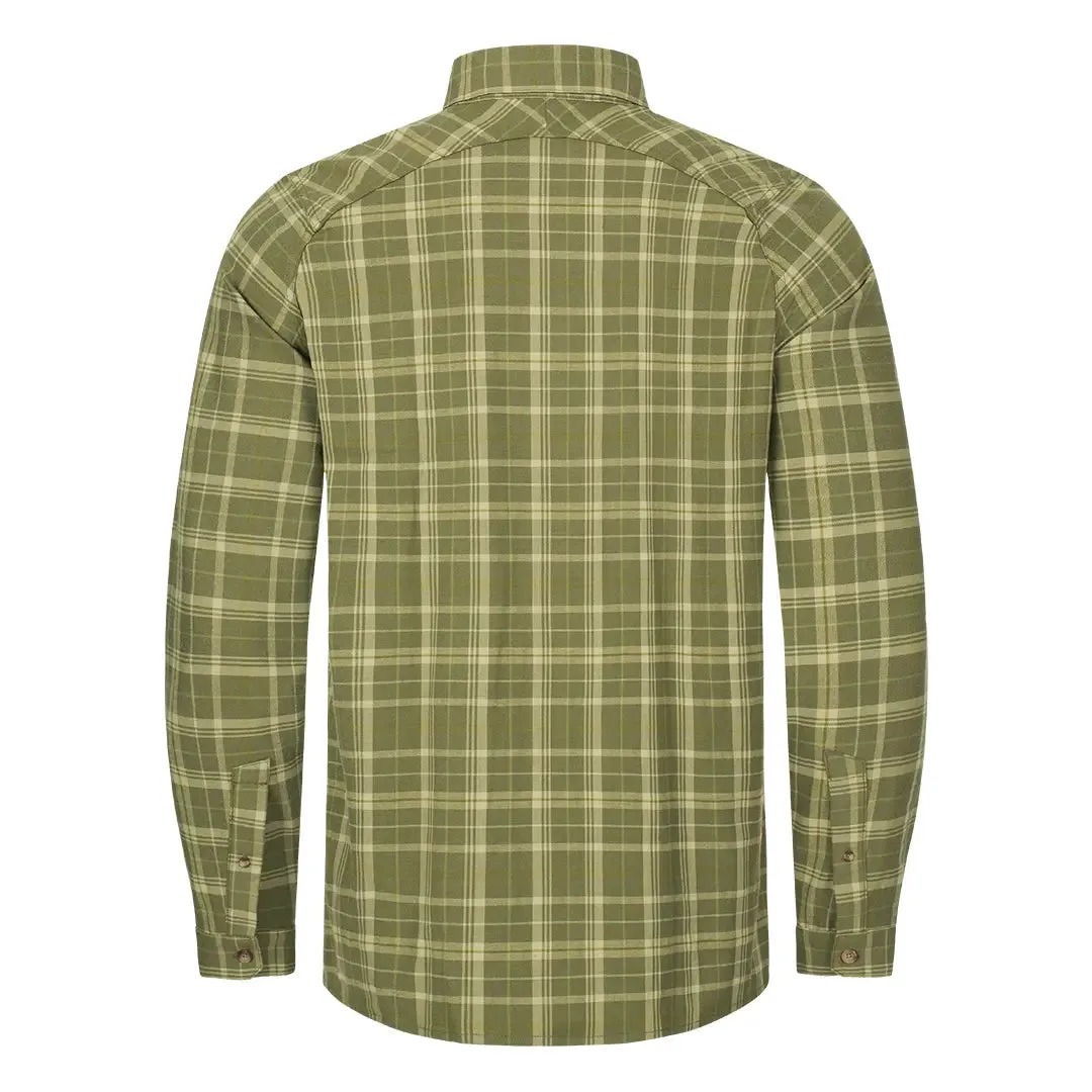 TF Shirt 20 - Olive/Beige Checked by Blaser