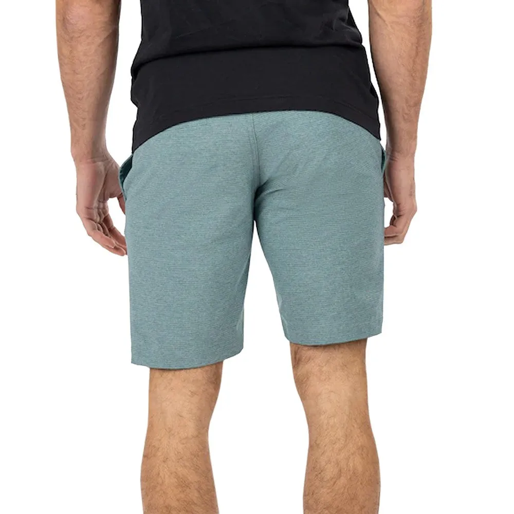 Travis Mathew Sand Harbor Golf Shorts - Heather Silver Pine