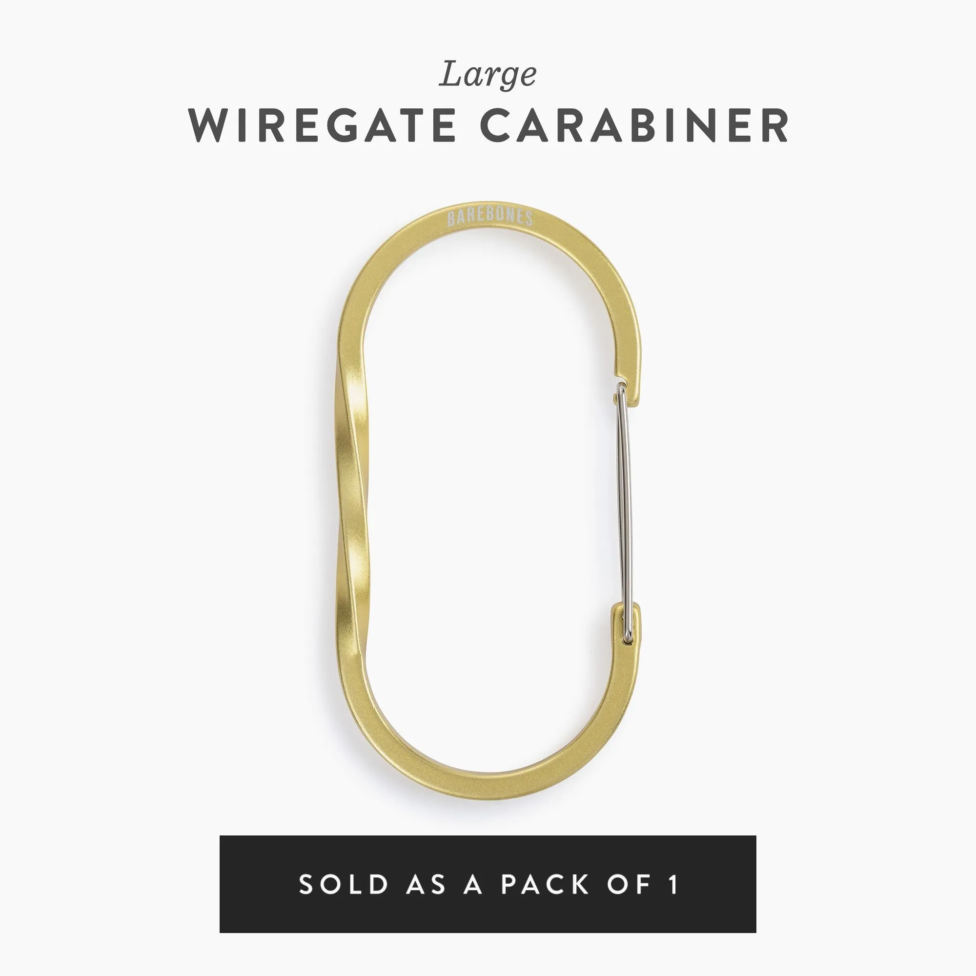 Wiregate Carabiners - 3 Sizes