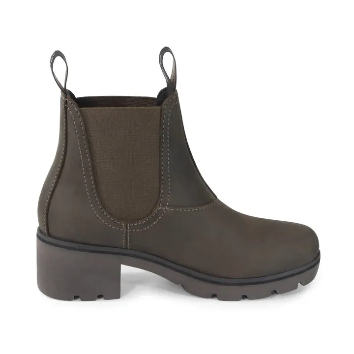 Women's Bussola Palermo Chelsea Boots Color: Walnut