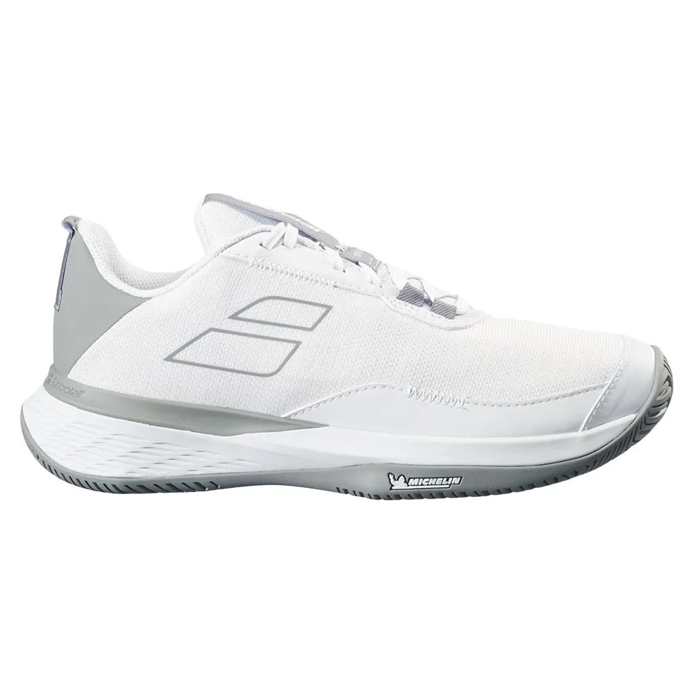 Women's SFX Evo All Court Tennis Shoes White and Lunar Gray