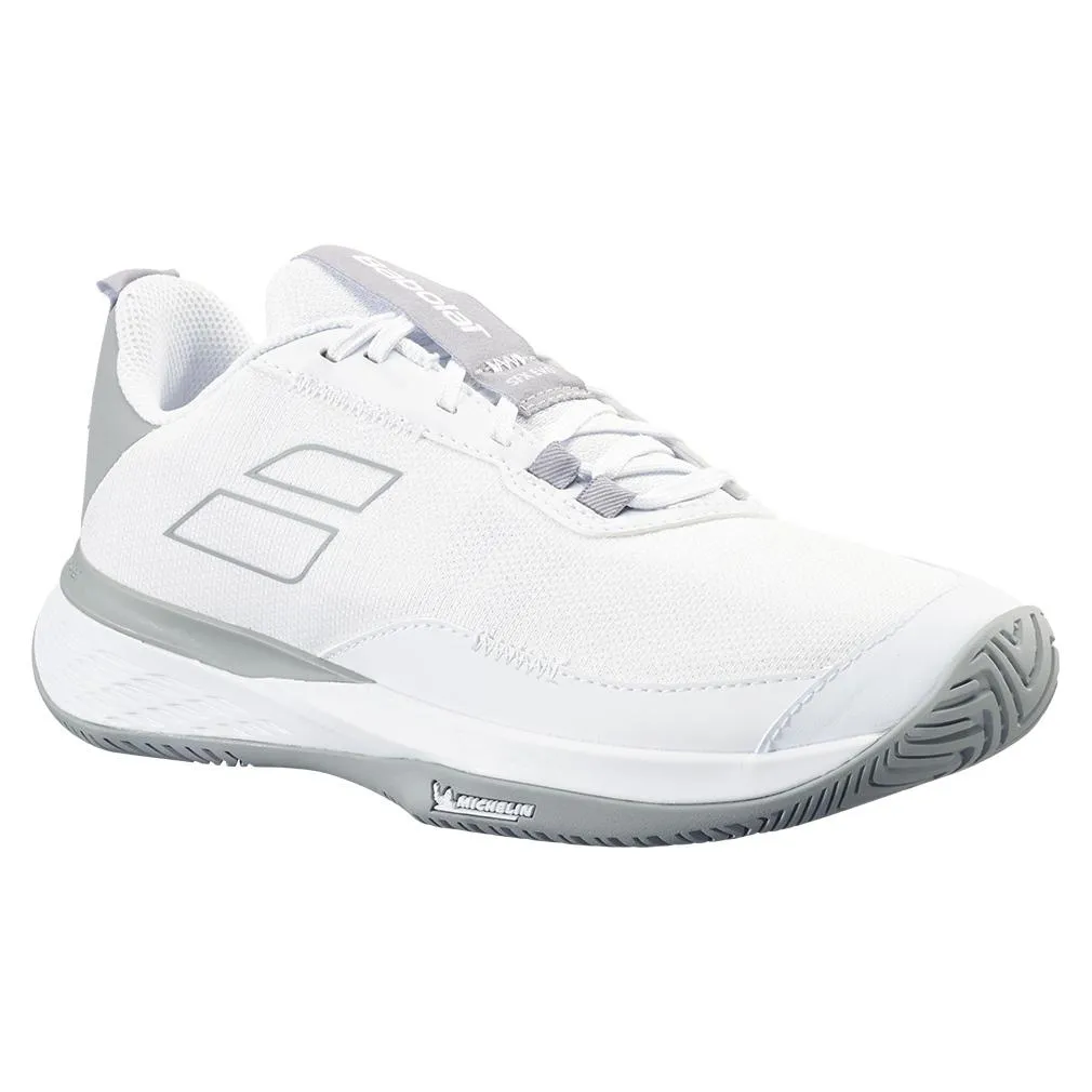 Women's SFX Evo All Court Tennis Shoes White and Lunar Gray