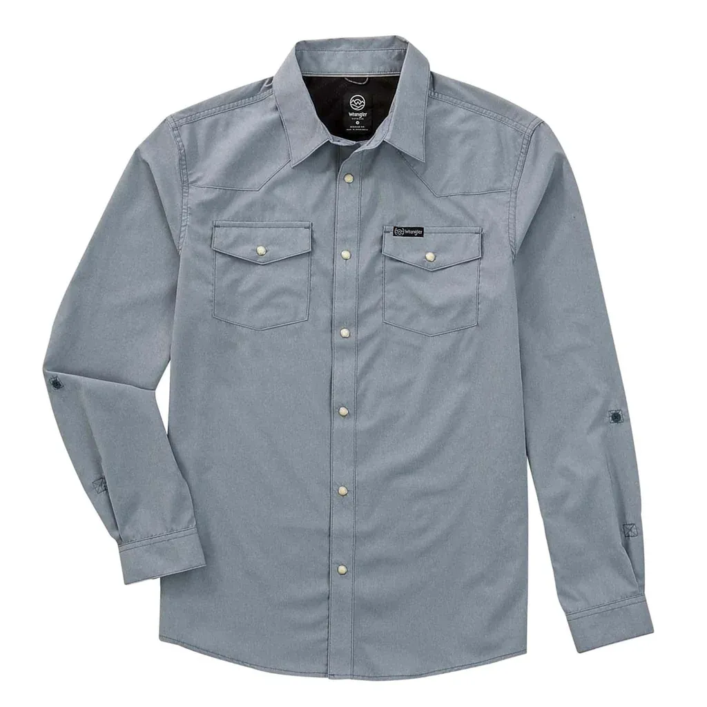 Wrangler Men's Bering Sea Outdoor Charline Long Sleeve Shirt - Big