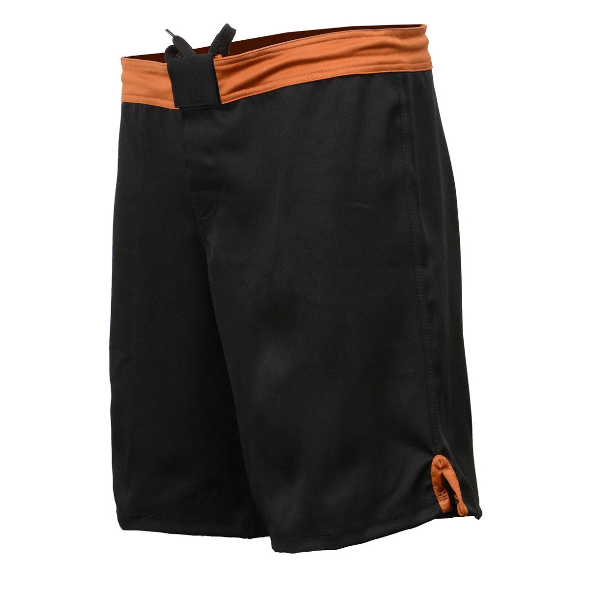 X-Fitness XFM7004 Men's Black and Brown MMA Fight Shorts - BJJ, No Gi,