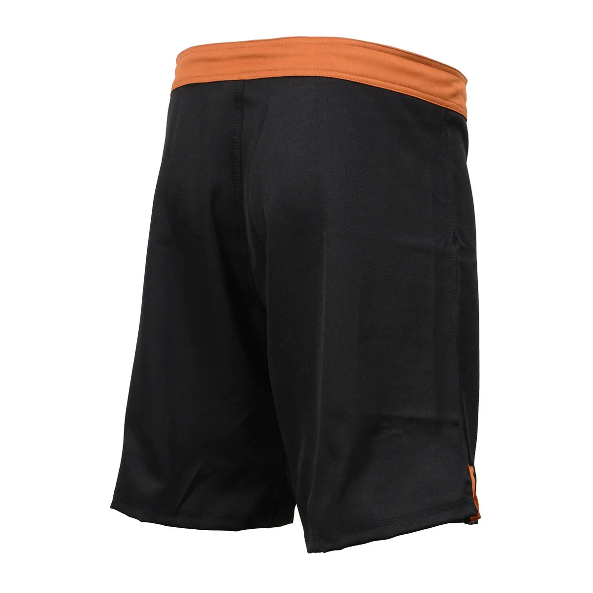 X-Fitness XFM7004 Men's Black and Brown MMA Fight Shorts - BJJ, No Gi,