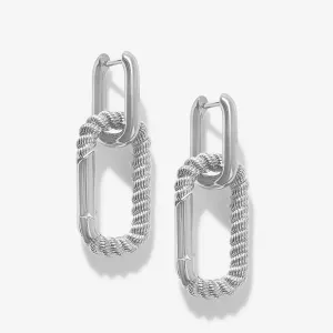 Zach carabiner earrings